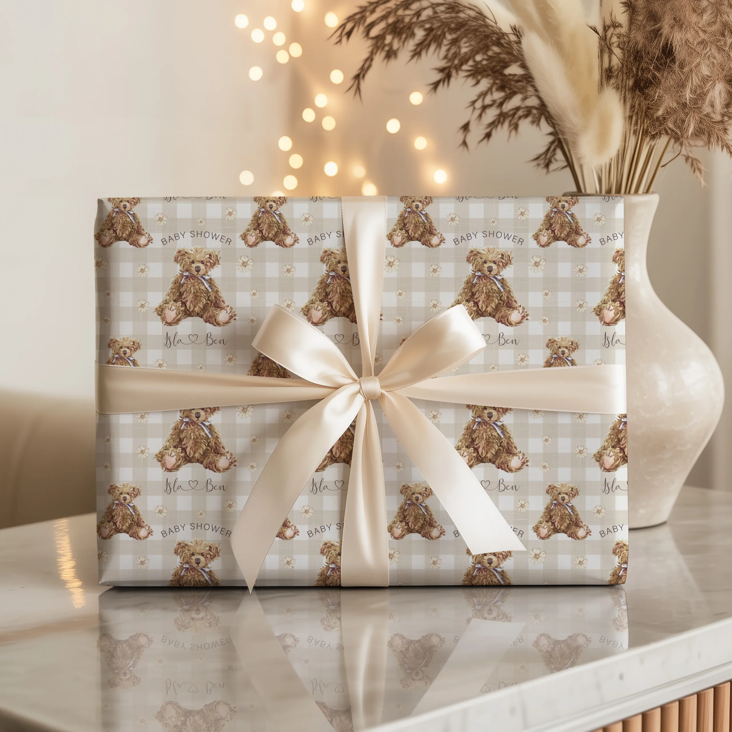 Personalised Baby Shower Gift Wrapping Paper