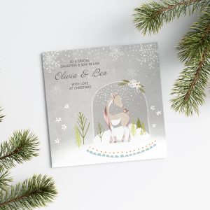 Personalised Christmas Reindeer Card