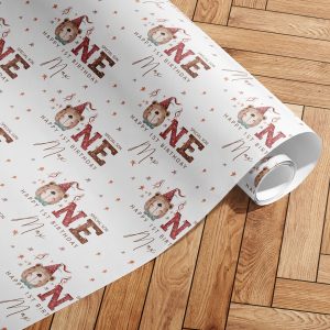 Personalised 1st Birthday Wrapping Paper