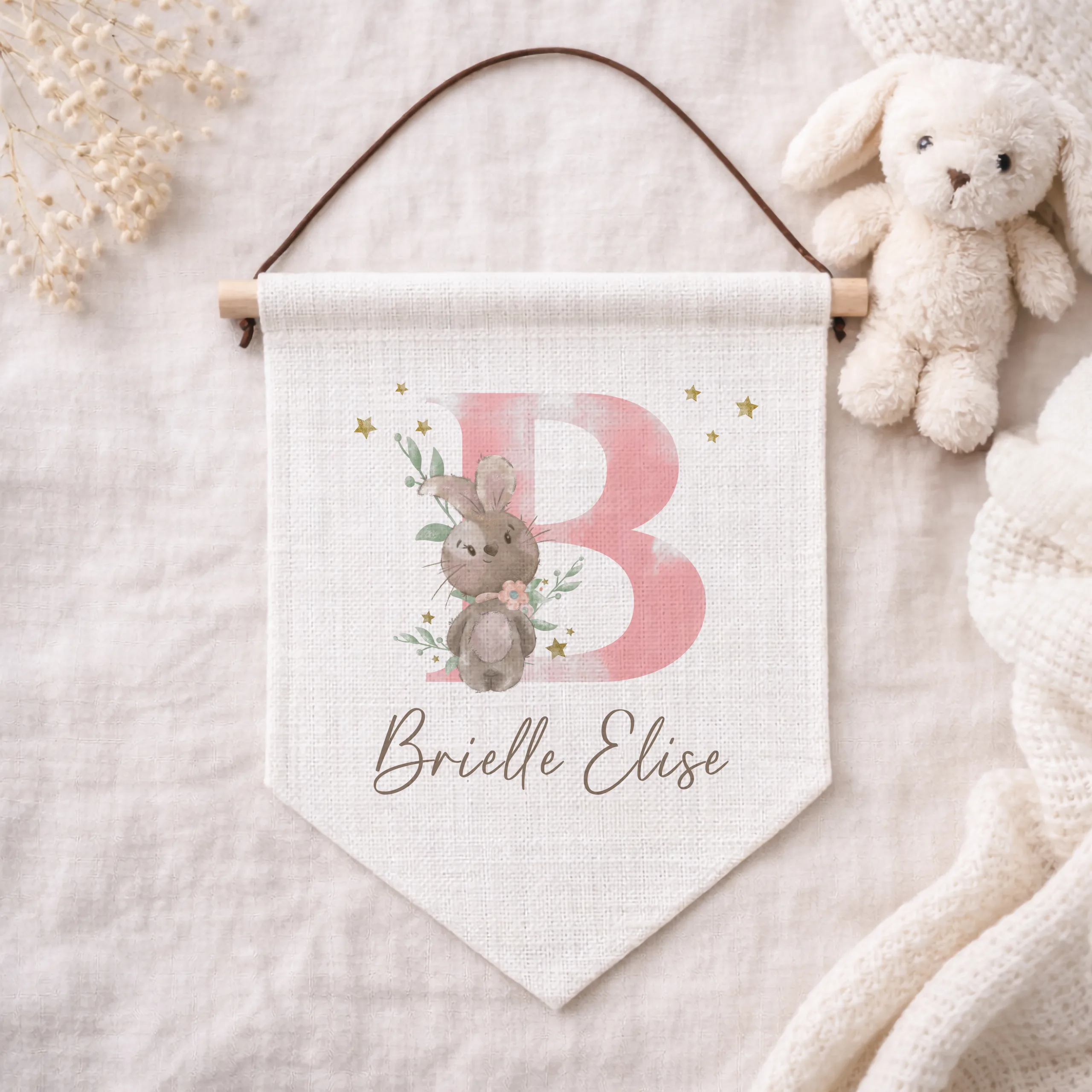 New Baby Wall Flag