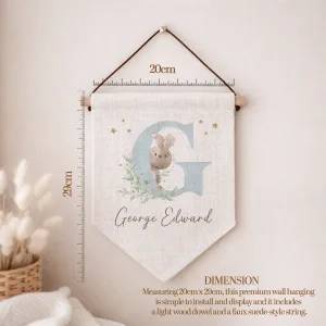 New Baby Wall Flag