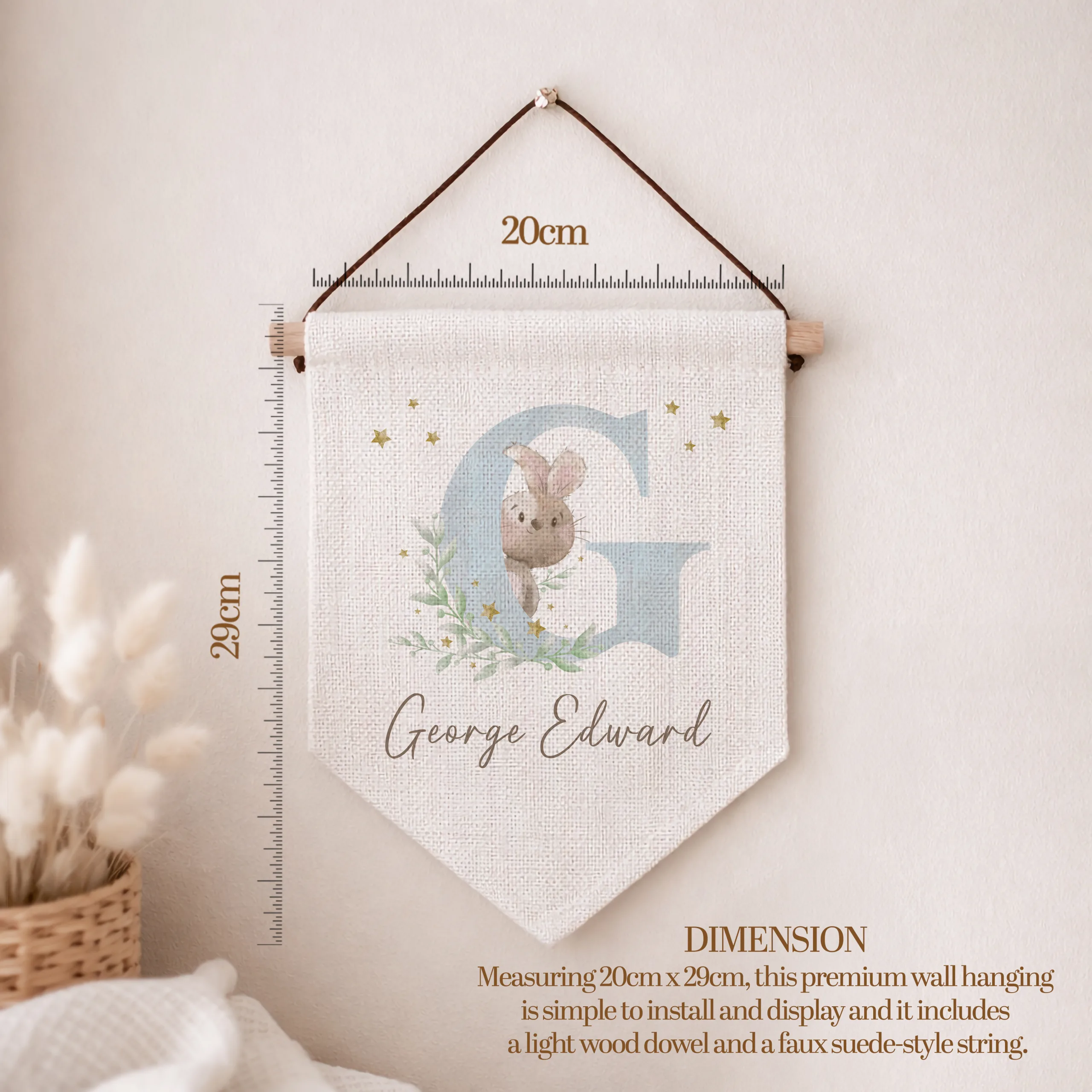 New Baby Wall Flag