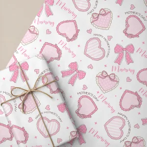 Personalised Mother's Day Gift Wrapping Paper