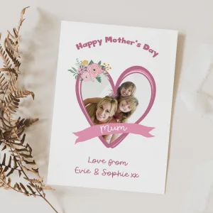 Personalised Photo Mother's Day Card