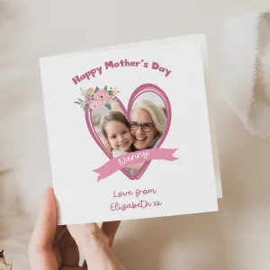 Personalised Photo Mother's Day Card