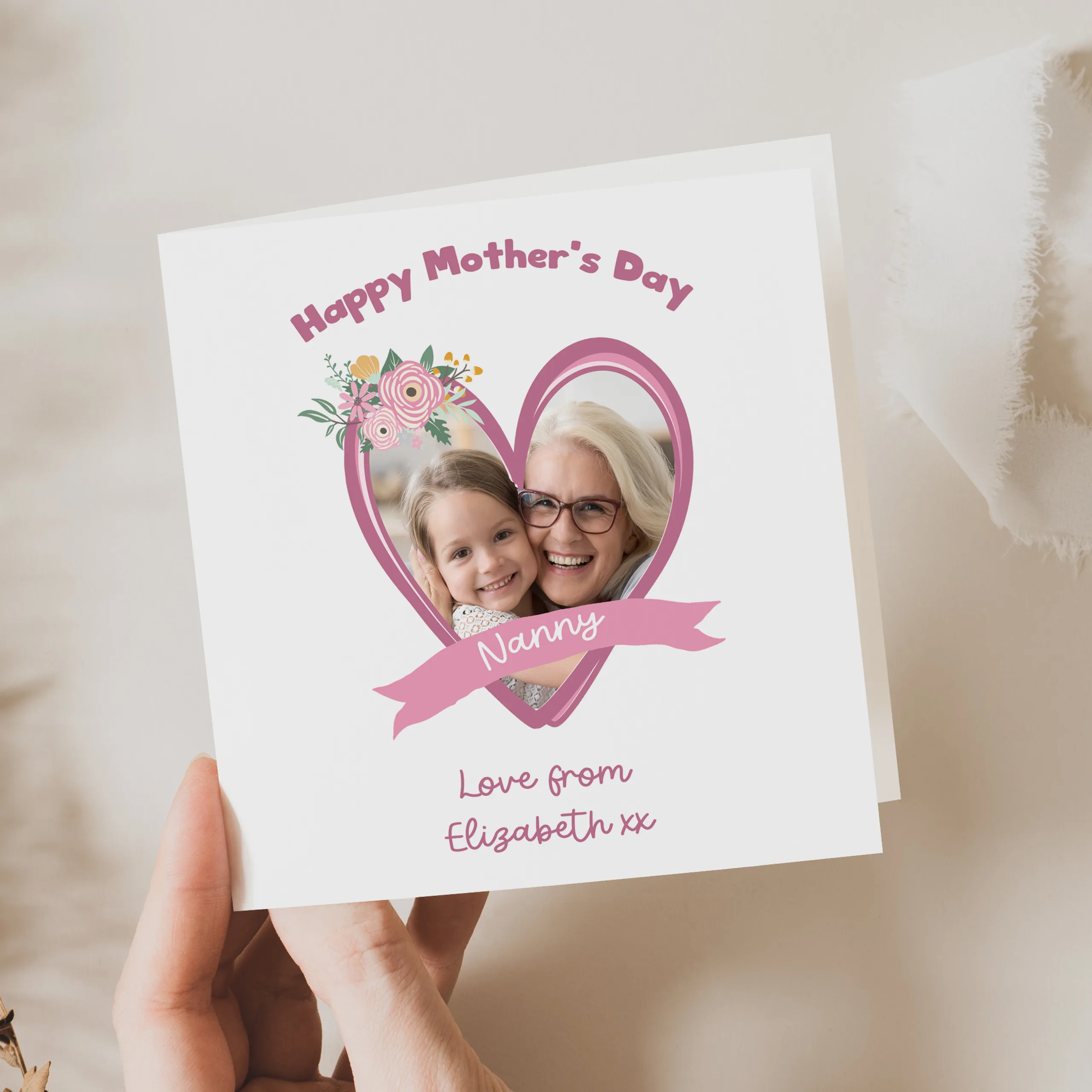Personalised Photo Mother's Day Card