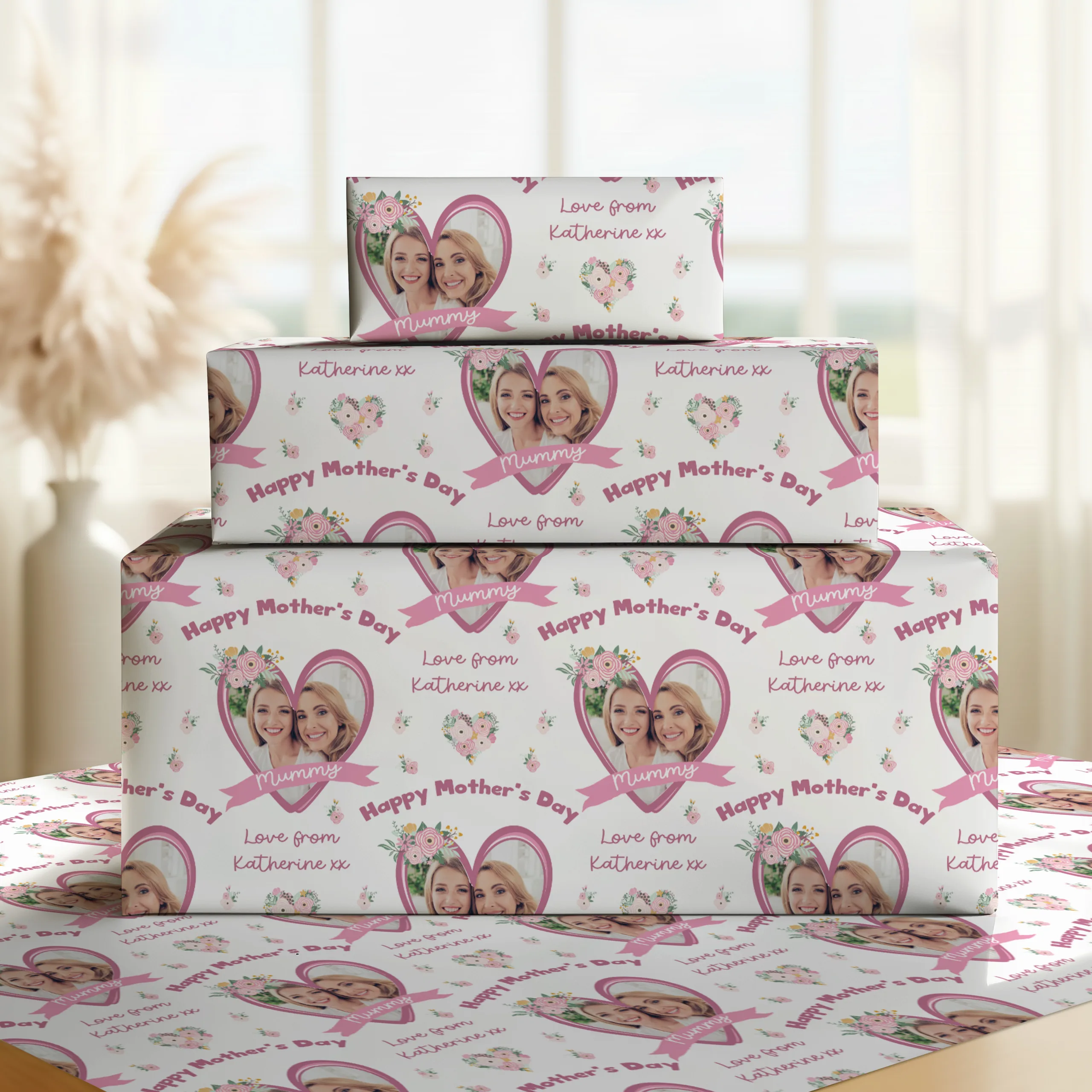 Personalised Photo Mother's Day Gift Wrapping Paper