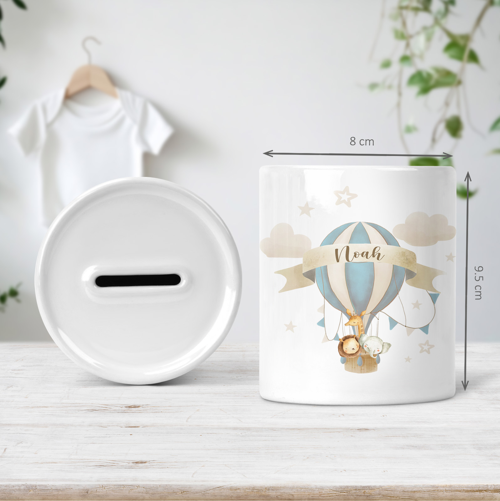 Hot Air Balloon Money Box