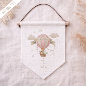 New Baby Wall Pennant