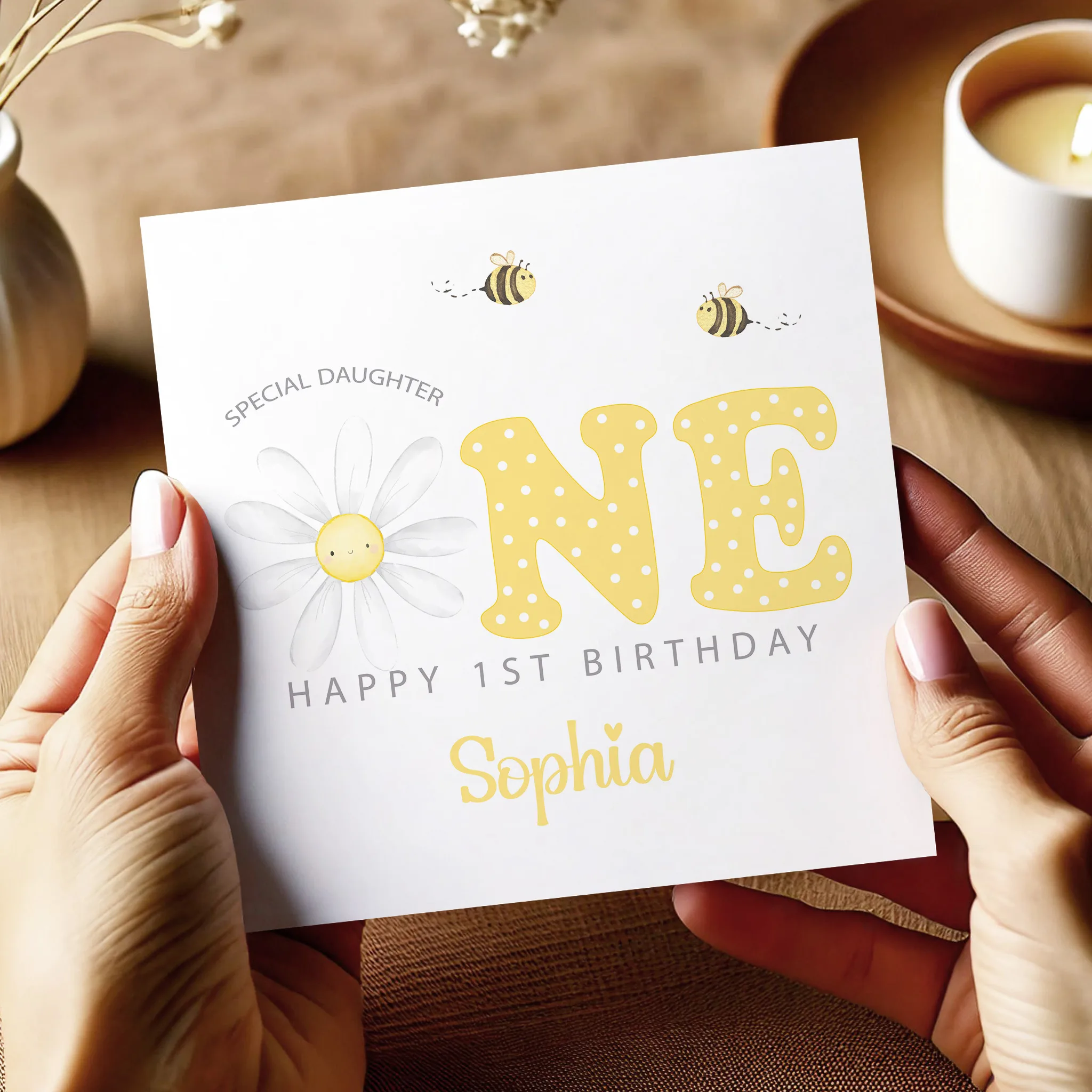 Personalised 1st Birthday Card