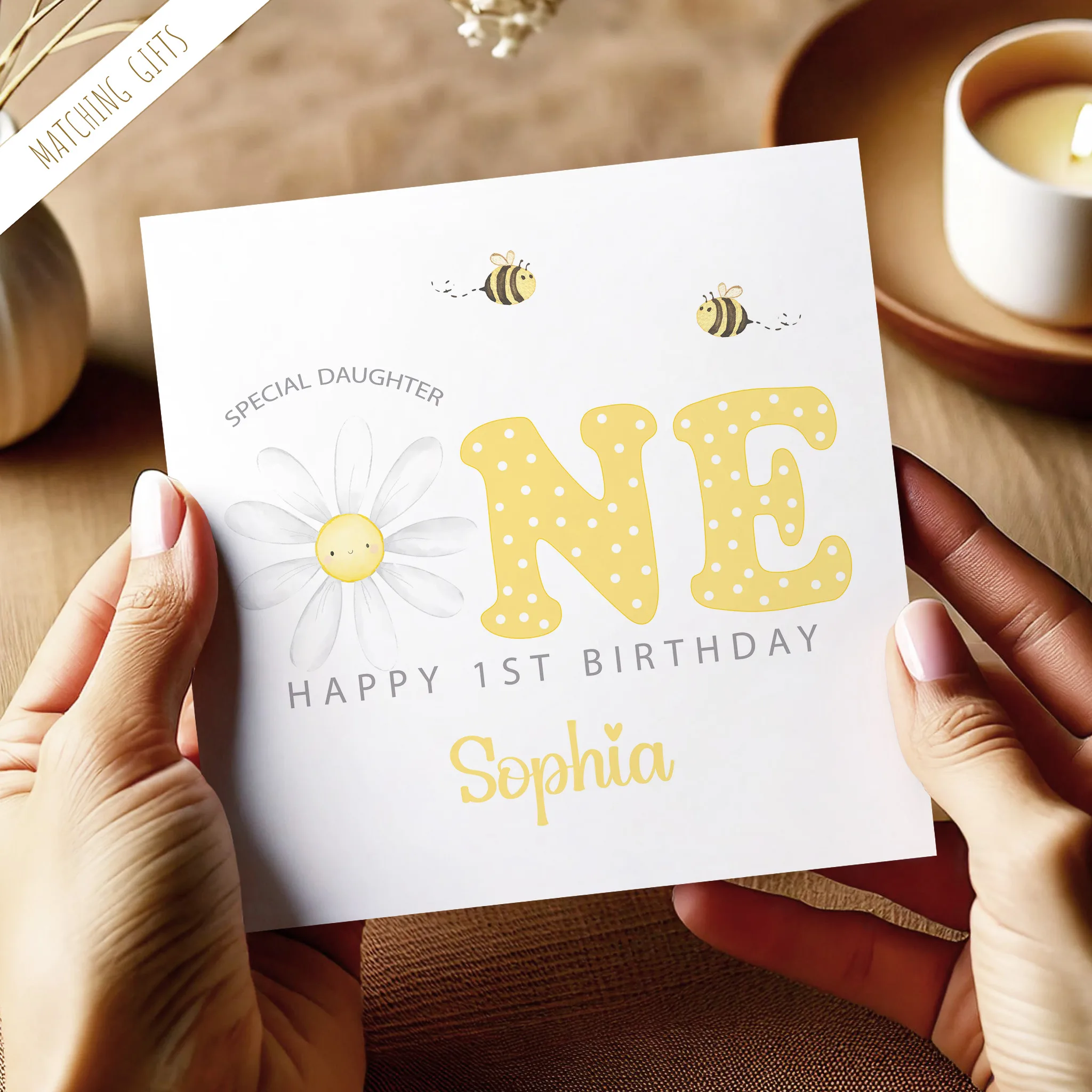 Personalised 1st Birthday Card