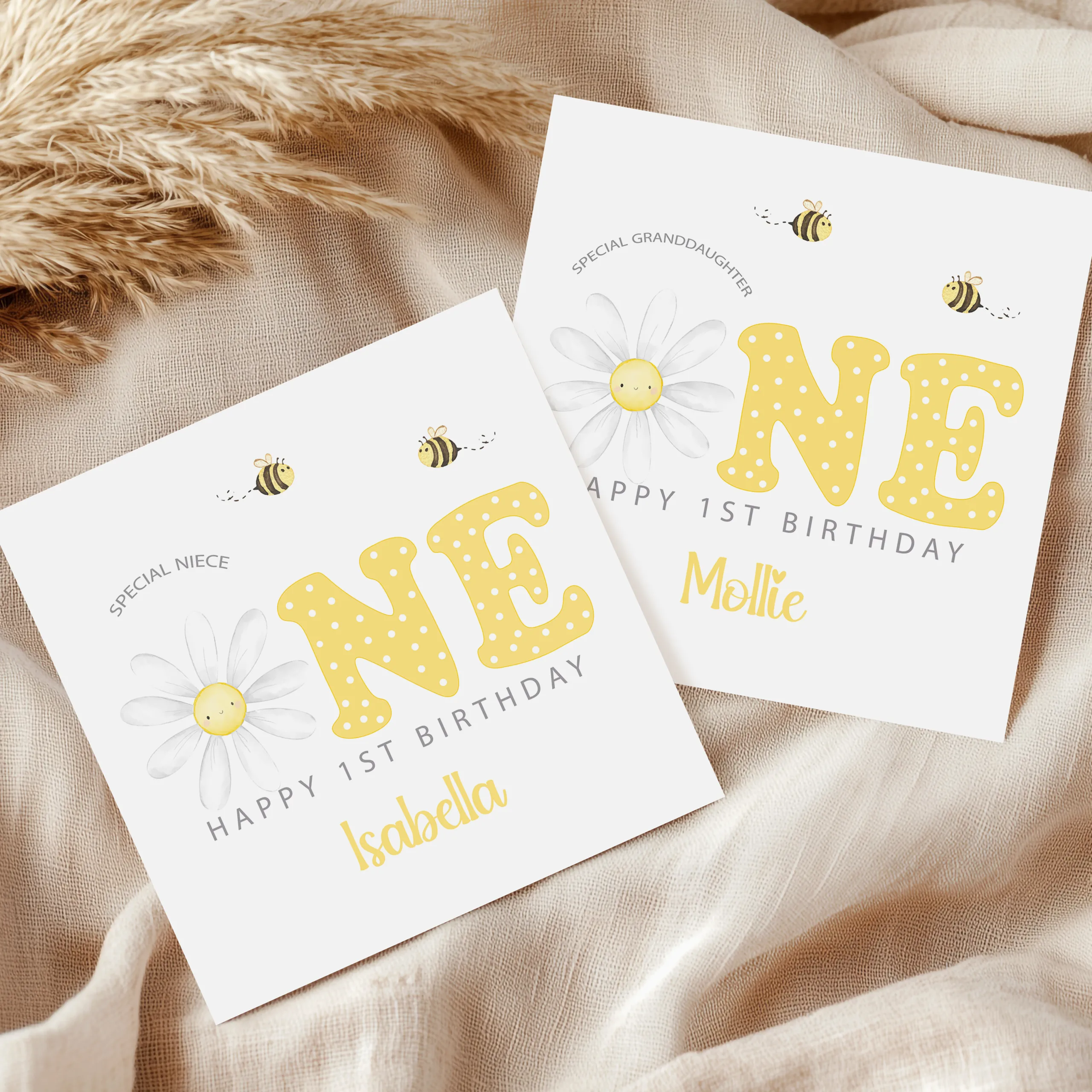 Personalised 1st Birthday Card