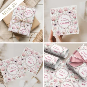 Personalised Mother's Day Floral Card