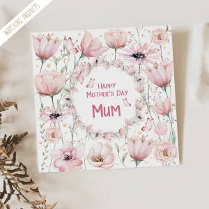 Personalised Mother's Day Floral Card
