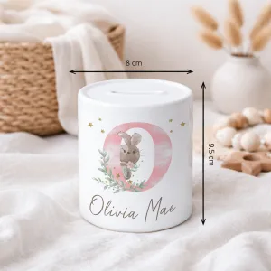Personalised Money Box For New Baby
