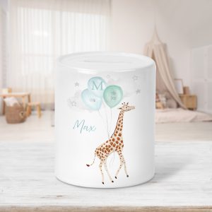 New Baby Giraffe Money Pot