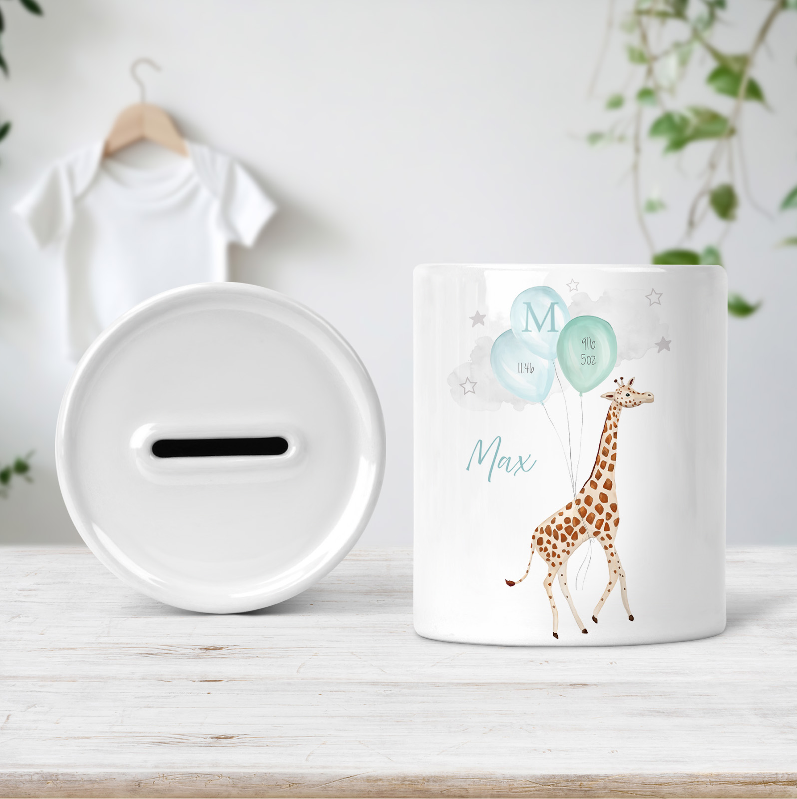 New Baby Giraffe Money Pot