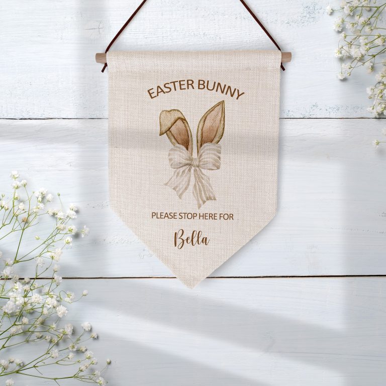 Easter Bunny Stop Here Sign