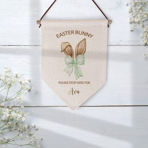 Easter Bunny STOP HERE SIGN
