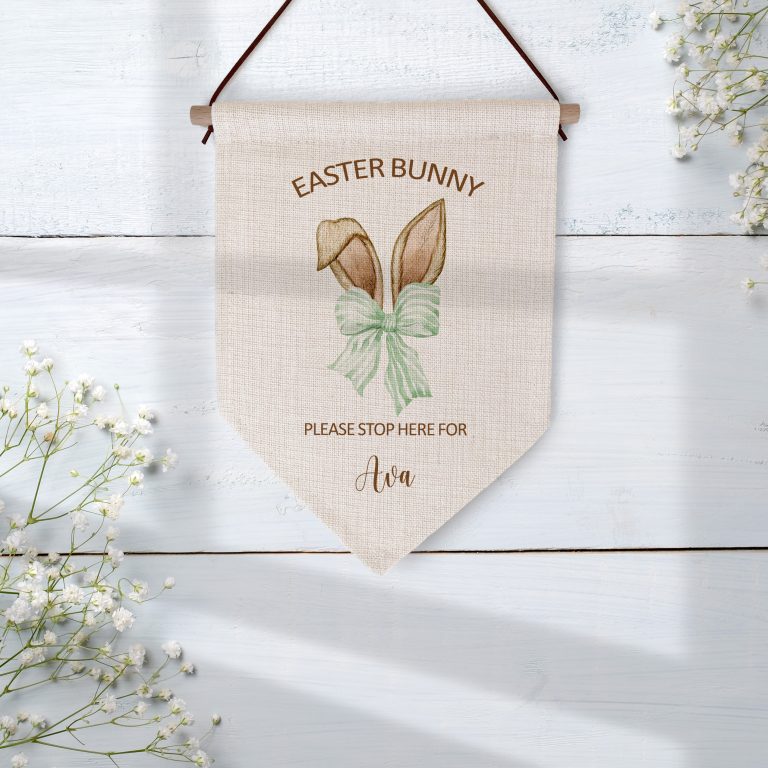 Easter Bunny Stop Here Sign