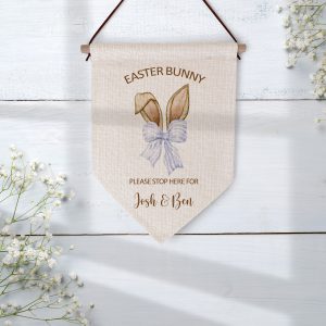 Easter Bunny STOP HERE SIGN