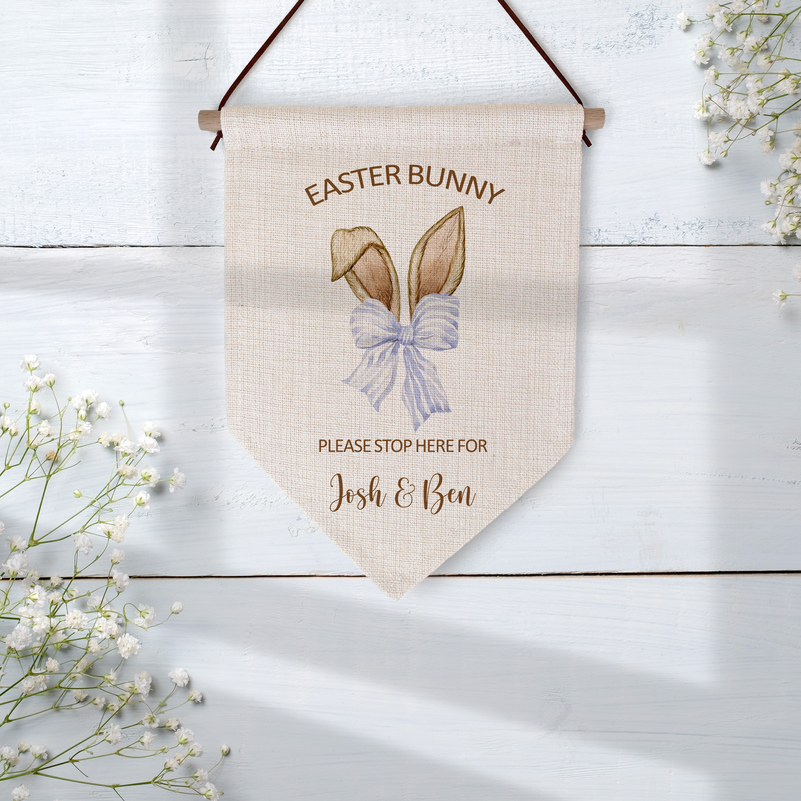 Easter Bunny STOP HERE SIGN