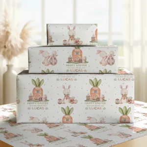 Children's Personalised Easter Gift Wrapping Paper