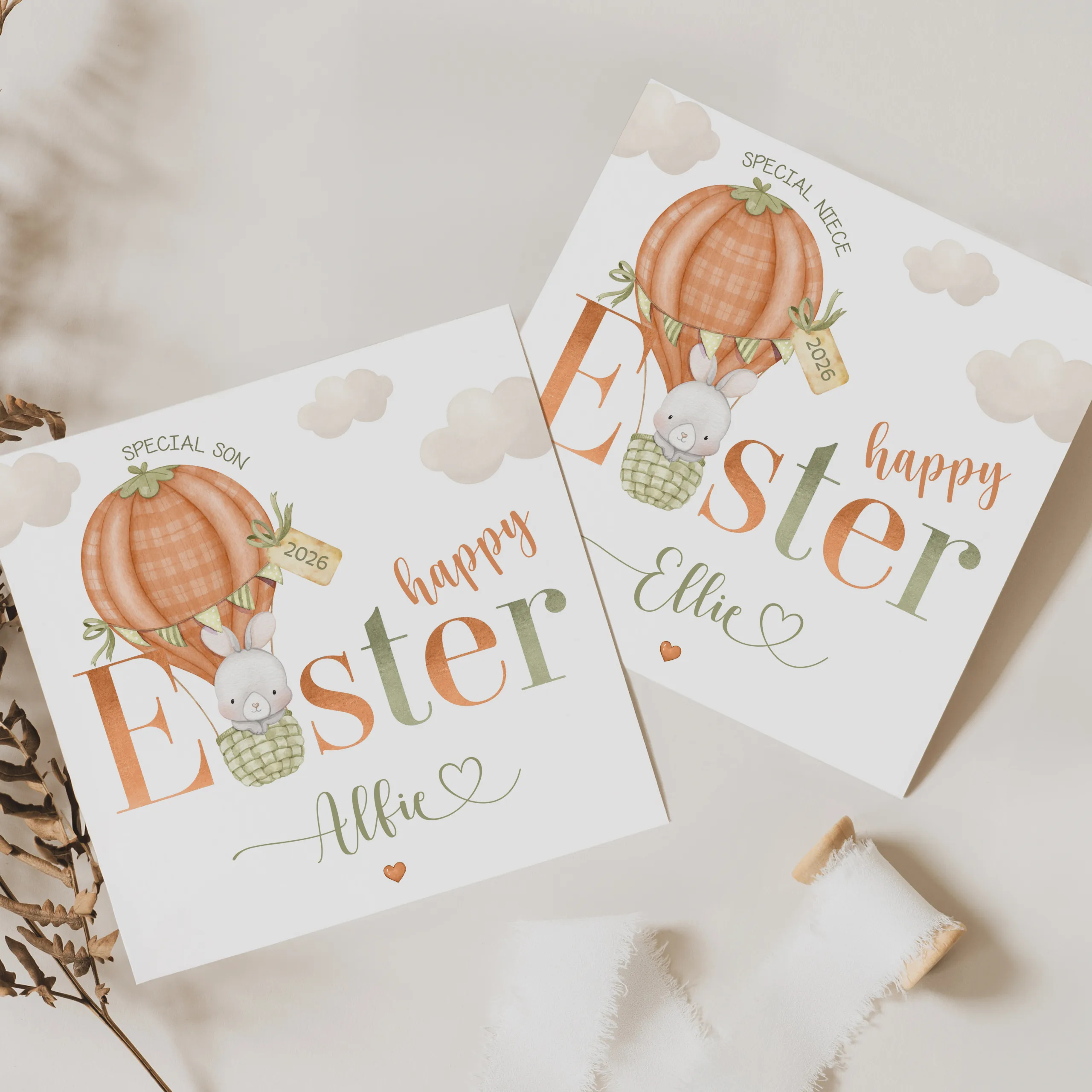 Personalised Childrens Easter Card