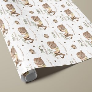 Boys 1st Birthday Wrapping Paper