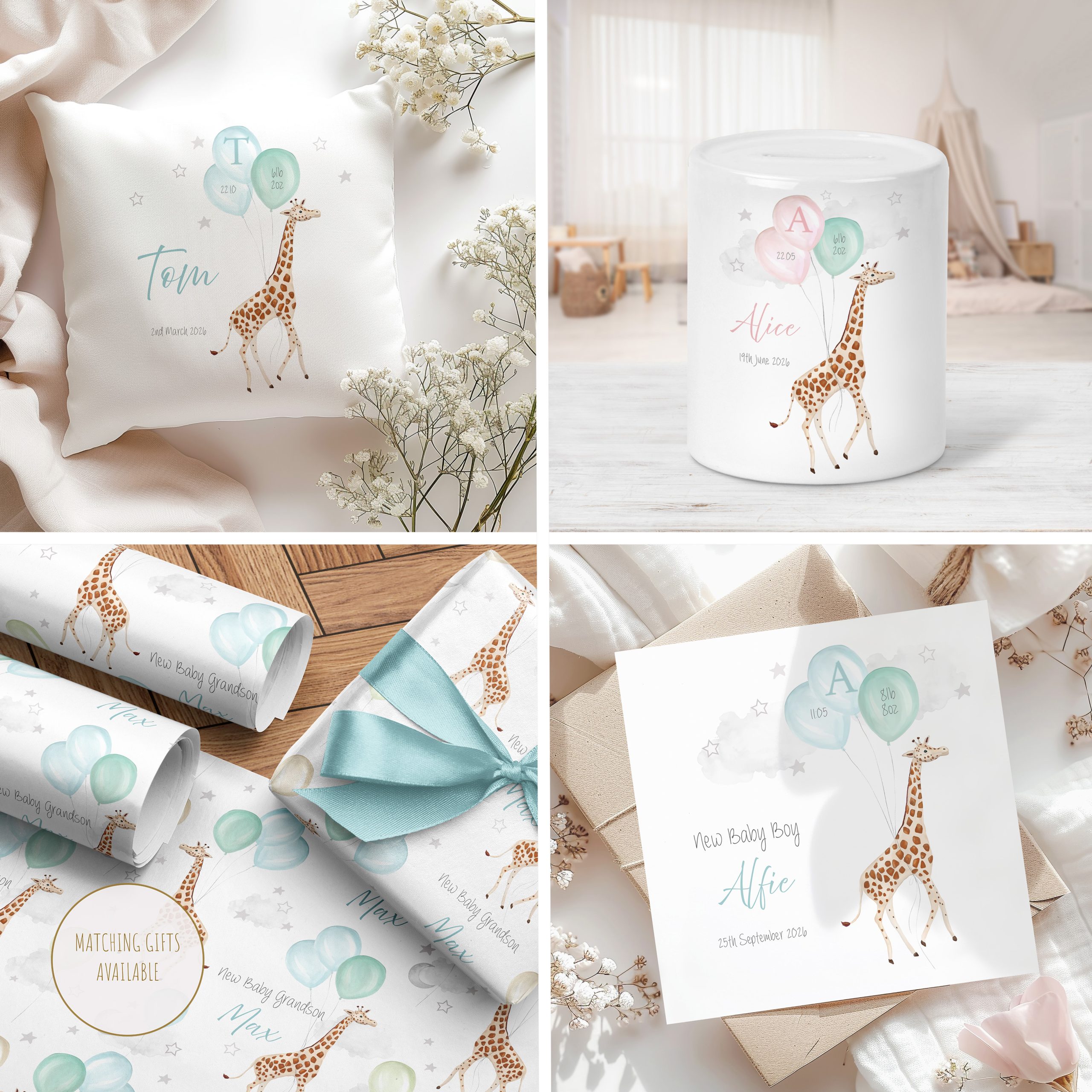 New Baby Giraffe Gifts