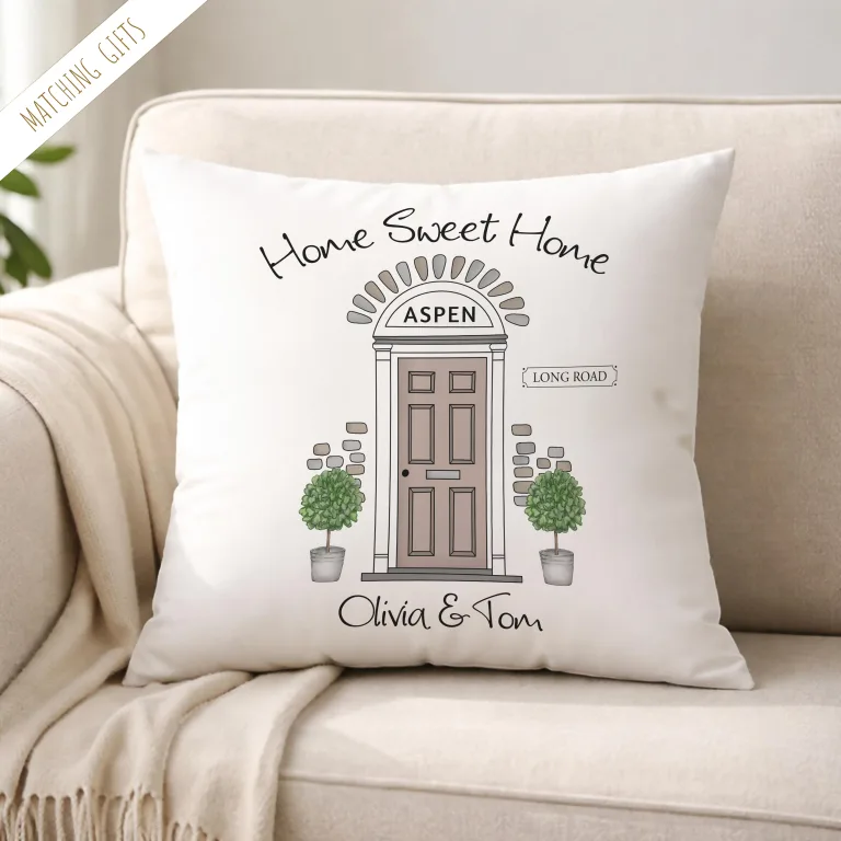 Personalised New Home Cushion