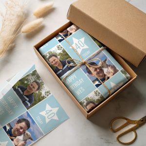 Photo Birthday Gift Wrapping Paper
