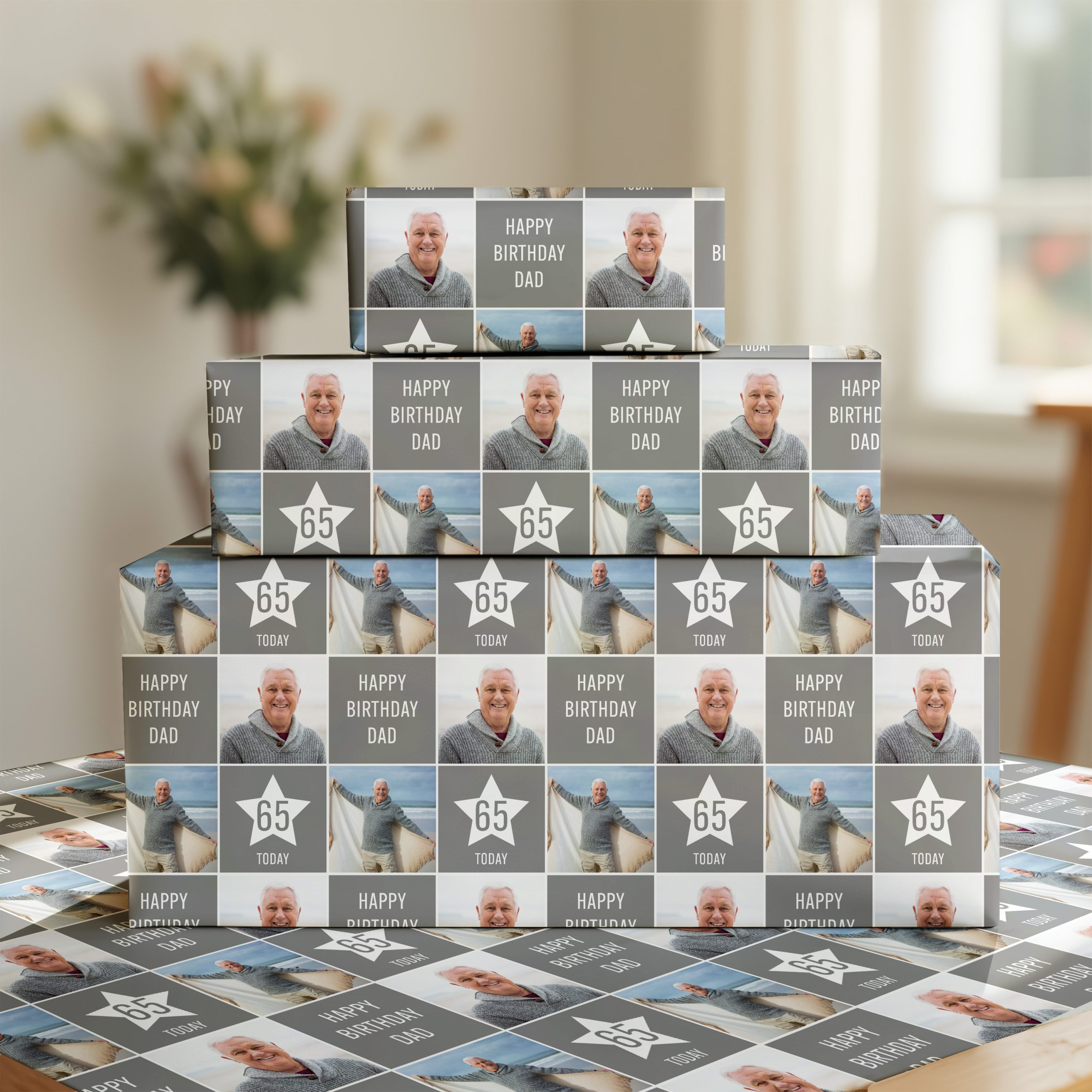 Photo Birthday Gift Wrapping Paper