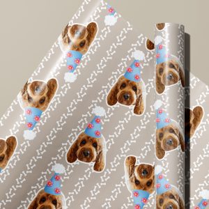 Personalised Photo Dog Wrapping Paper