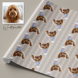 Personalised Photo Dog Wrapping Paper