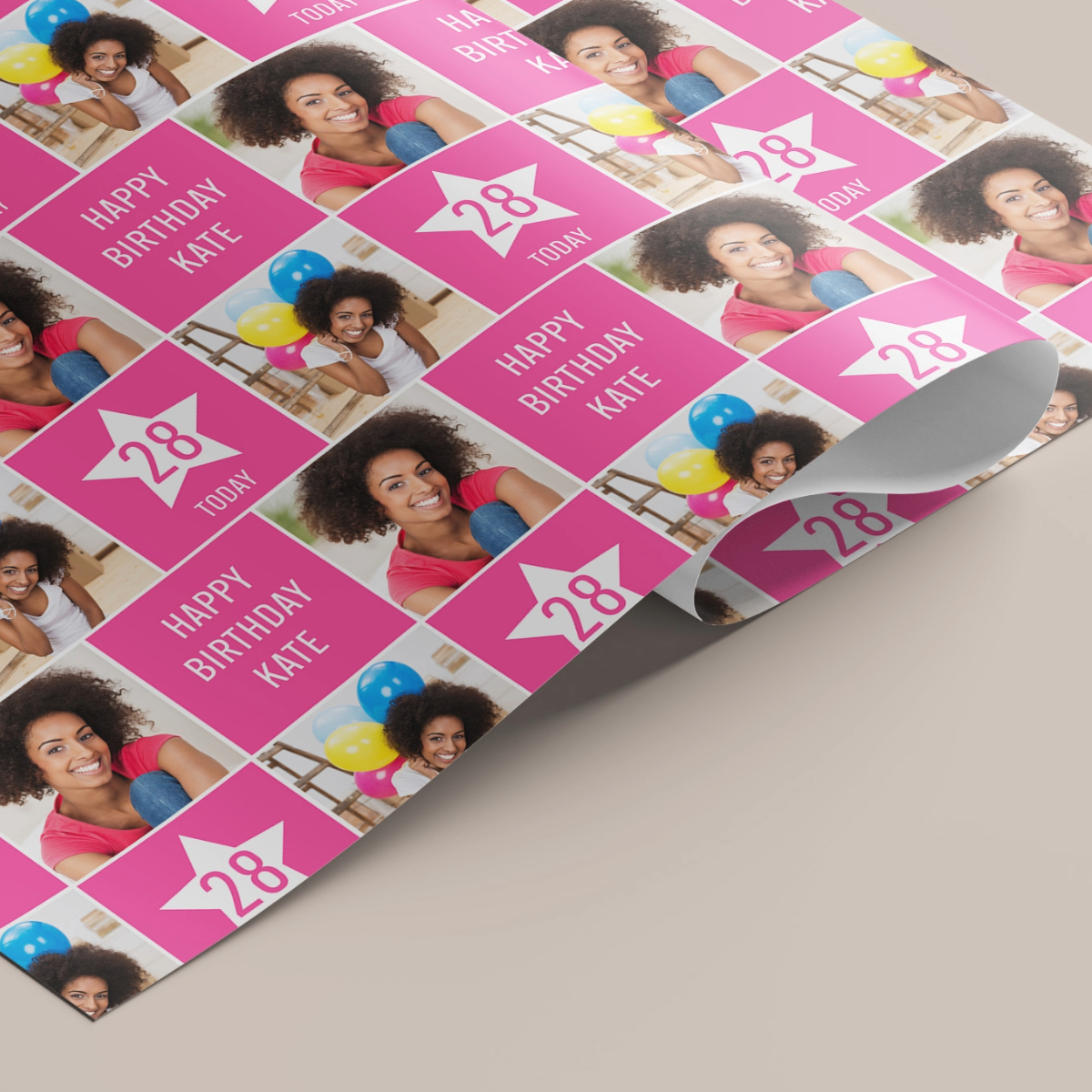 Four Square Photo Wrapping Paper