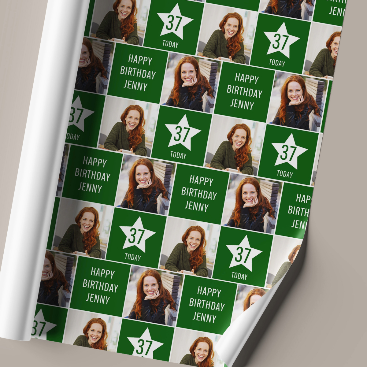 Four Square Photo Wrapping Paper