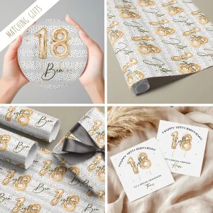 Personalised 18th Birthday Gift Wrapping Paper