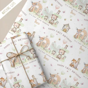 1st Birthday Wrapping Paper