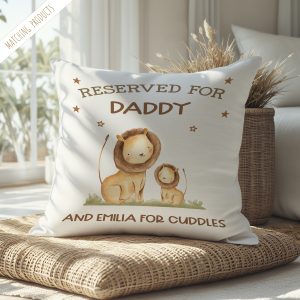 1st Father's Day Lion Cushion