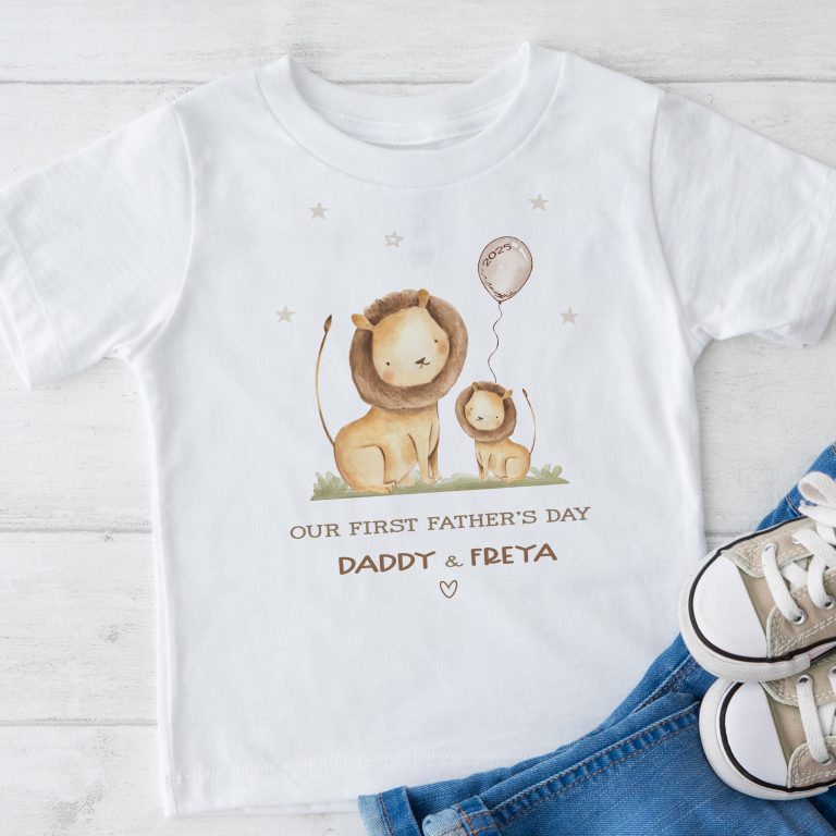 Personalised 1st Father’s Day T-Shirt