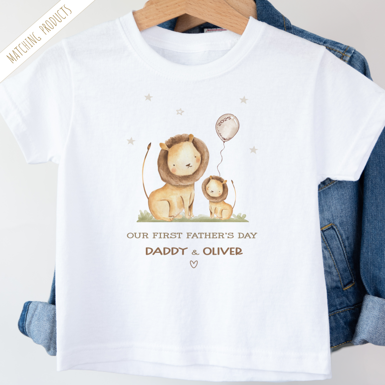 Personalised 1st Father’s Day T-Shirt