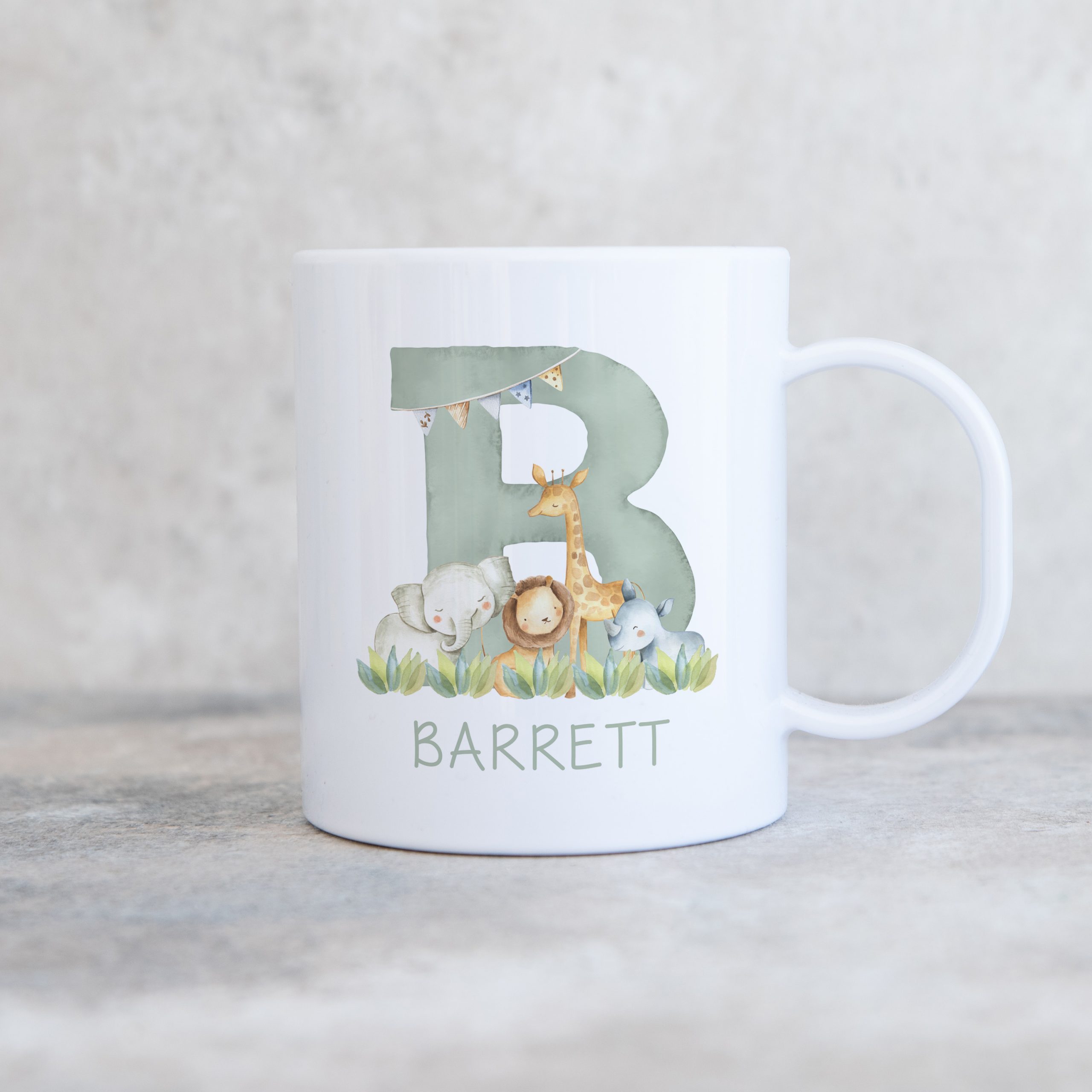 Kids Personalised Safair Unbreakable Mugs