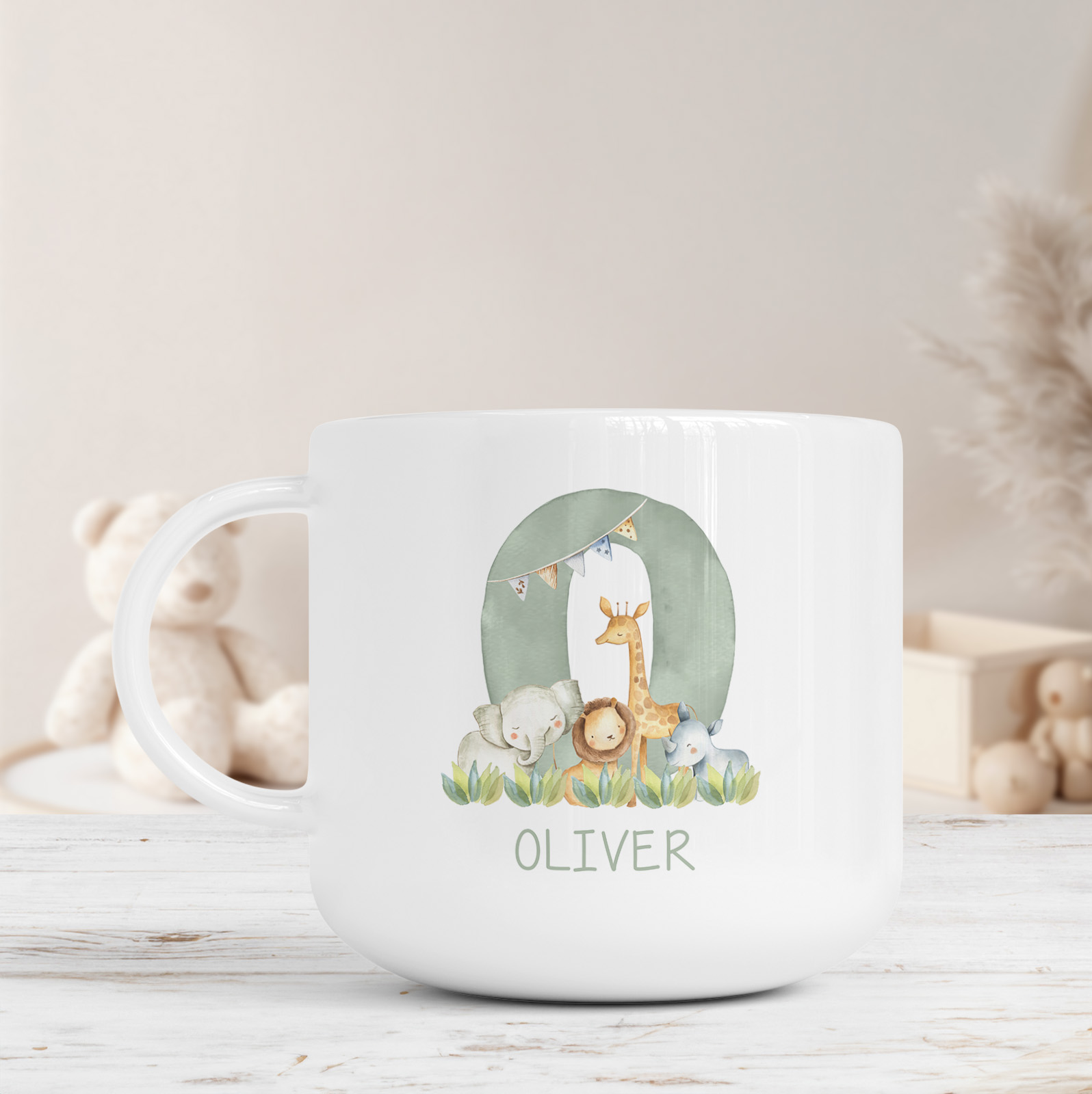 Kids Personalised Safair Unbreakable Mugs
