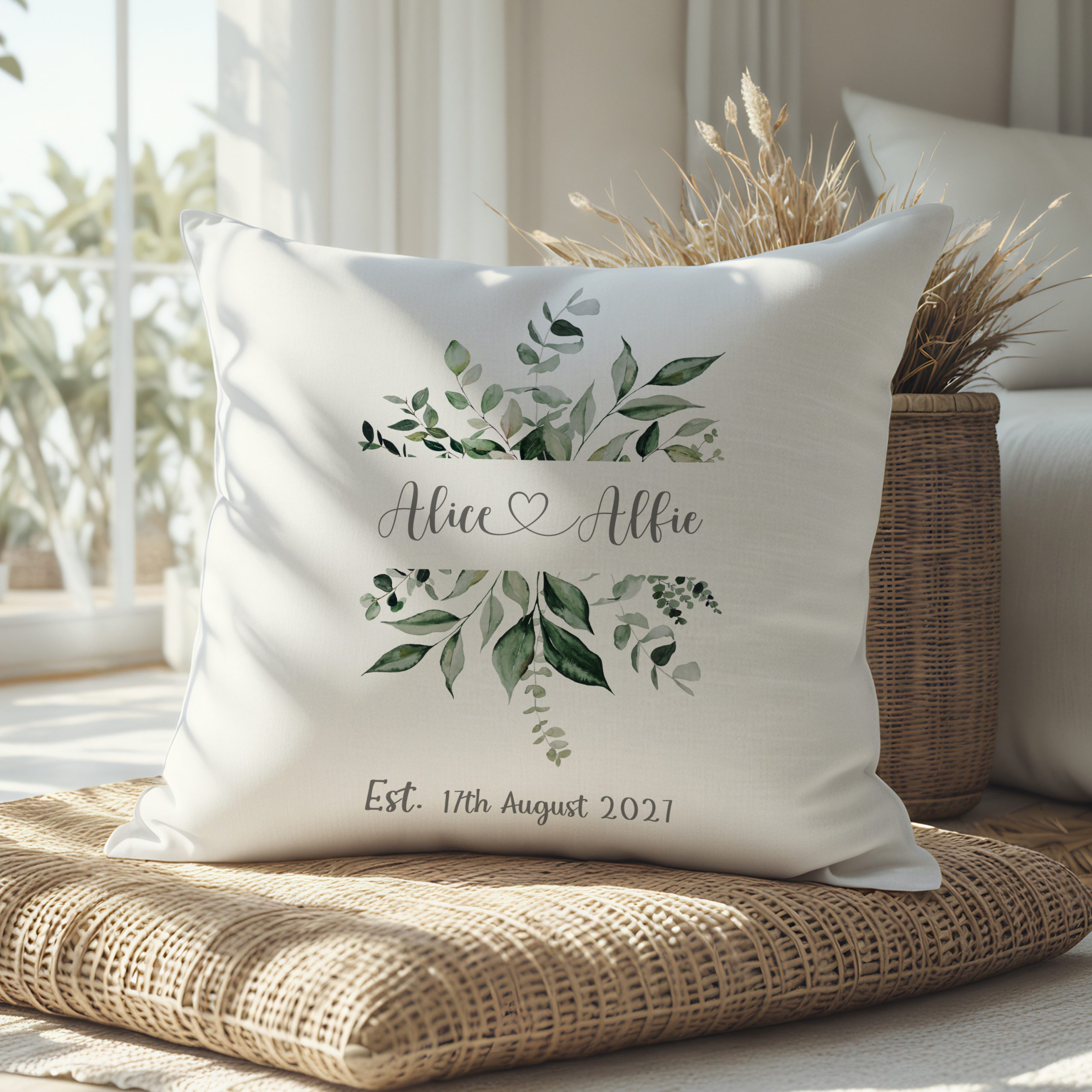 Personalised Wedding Cushion