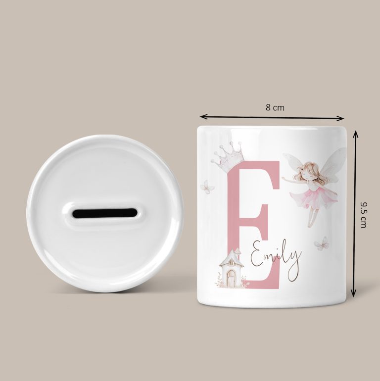 Personalised Magical Fairy Ceramic Money Pot
