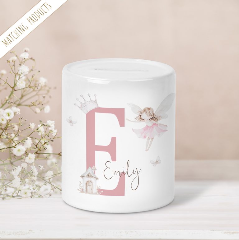 Personalised Magical Fairy Ceramic Money Pot