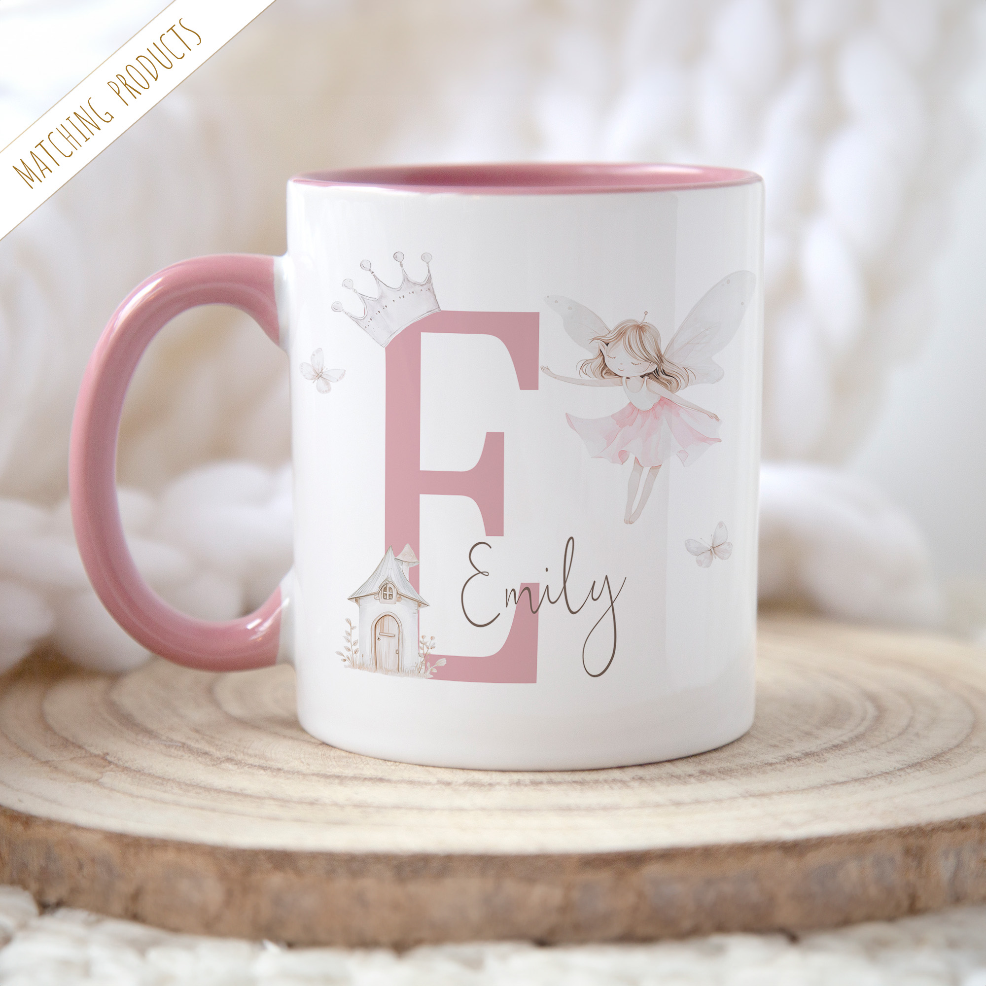 Kids Personalised Fairy Mug