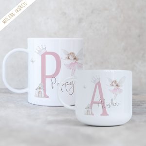 Kids Personalised Fairy Unbreakable Mugs