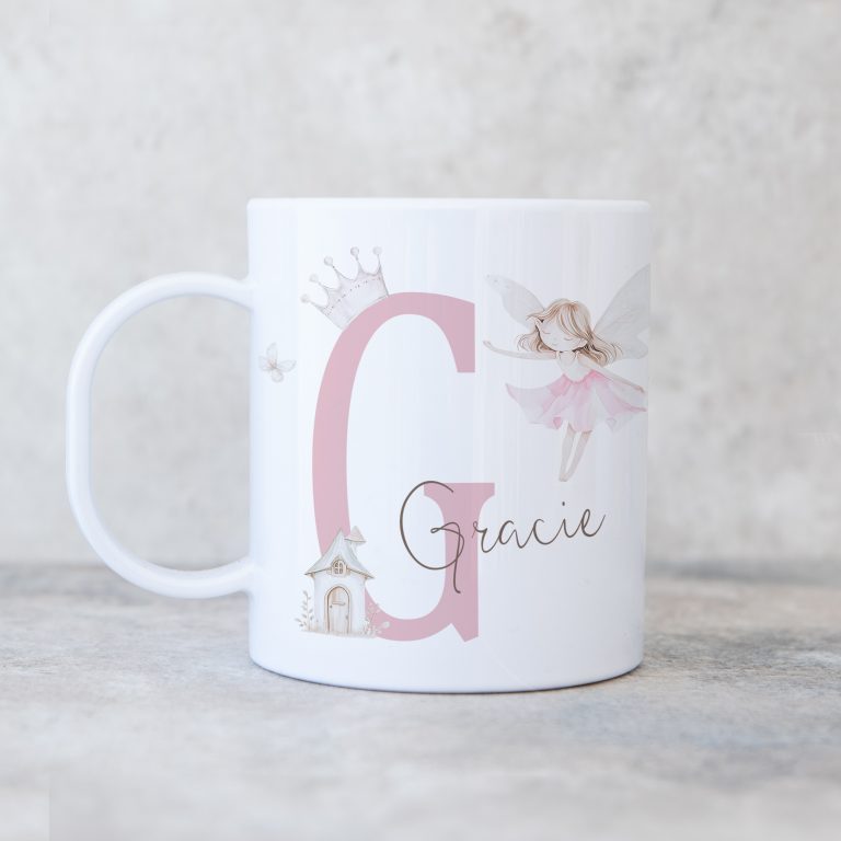 Kids Personalised 11oz & 6oz Unbreakable Mugs – Fairy